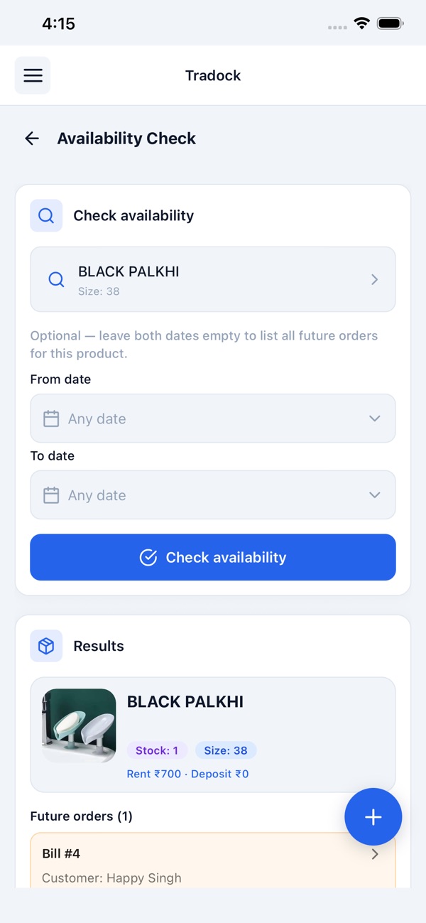 iPhone App screenshot 3